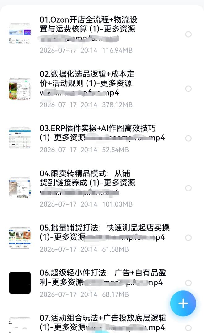Ozon俄区运营实操课