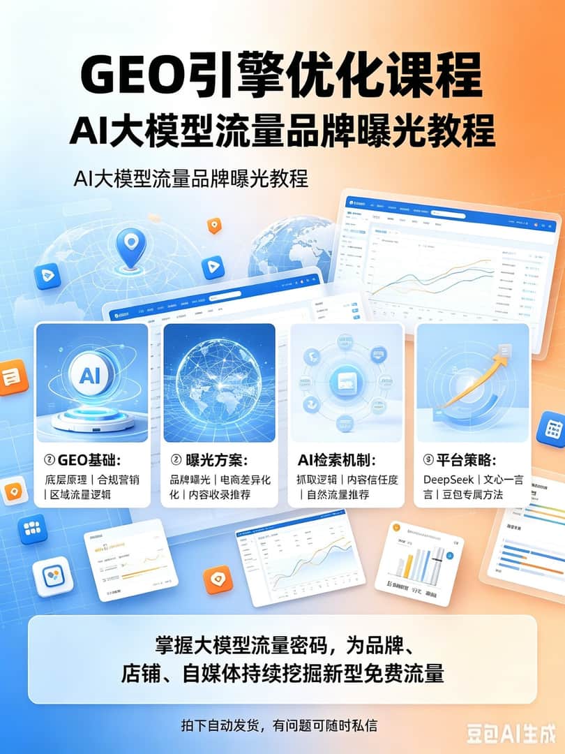 GEO引擎优化AI流量课 - 详细介绍与使用教程