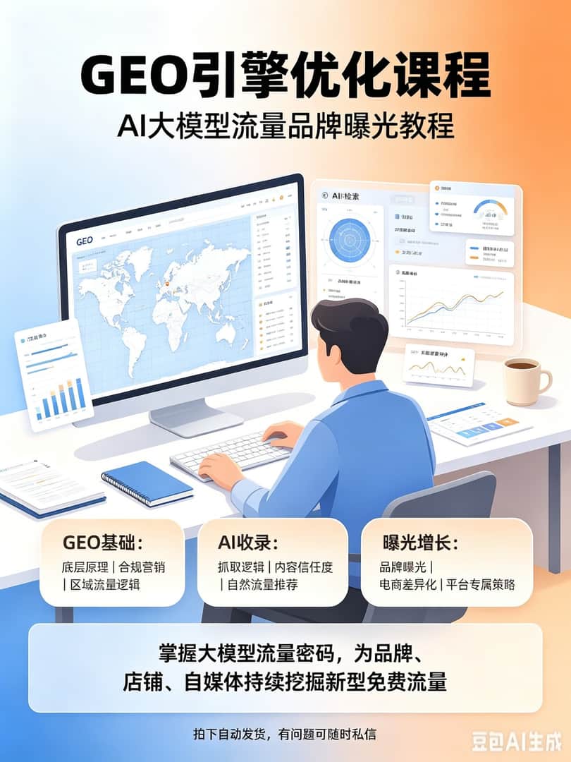GEO引擎优化AI流量课 - 详细介绍与使用教程