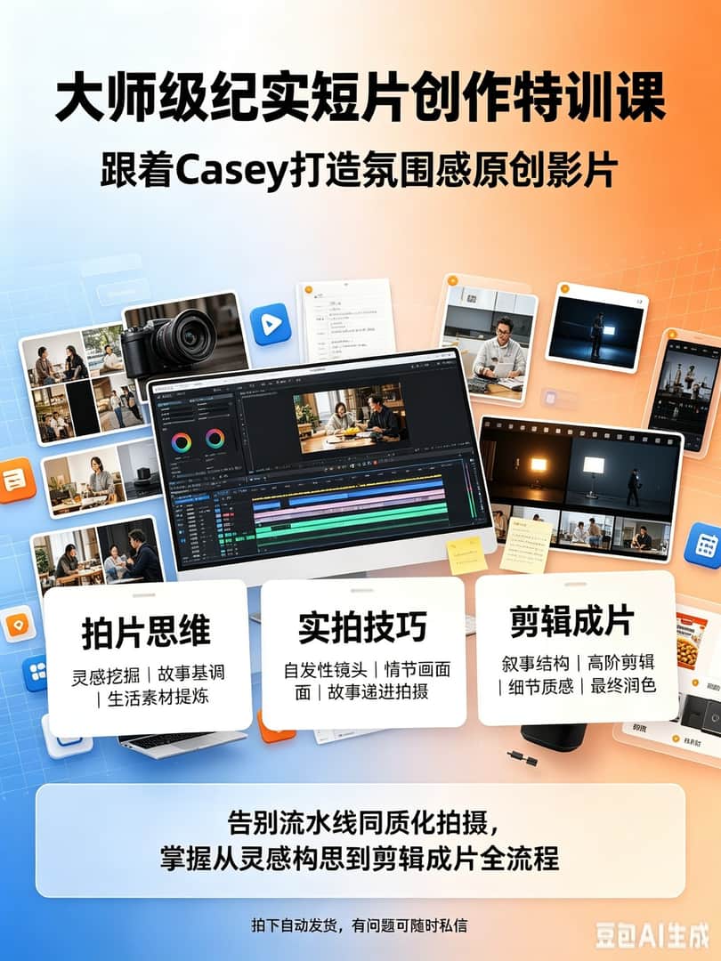 大师级纪实短片创作特训