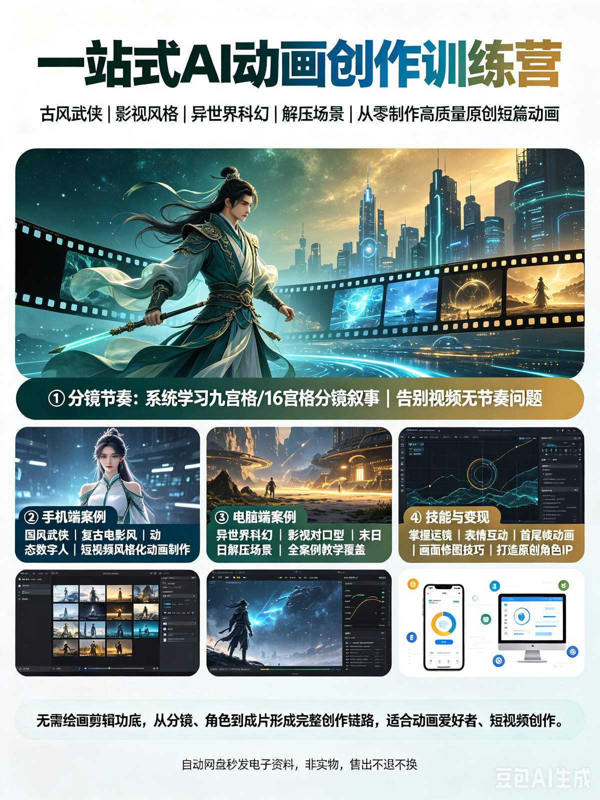 一站式AI动画创作教程 多风格原创短篇动画制作教程 - 详细介绍与使用教程