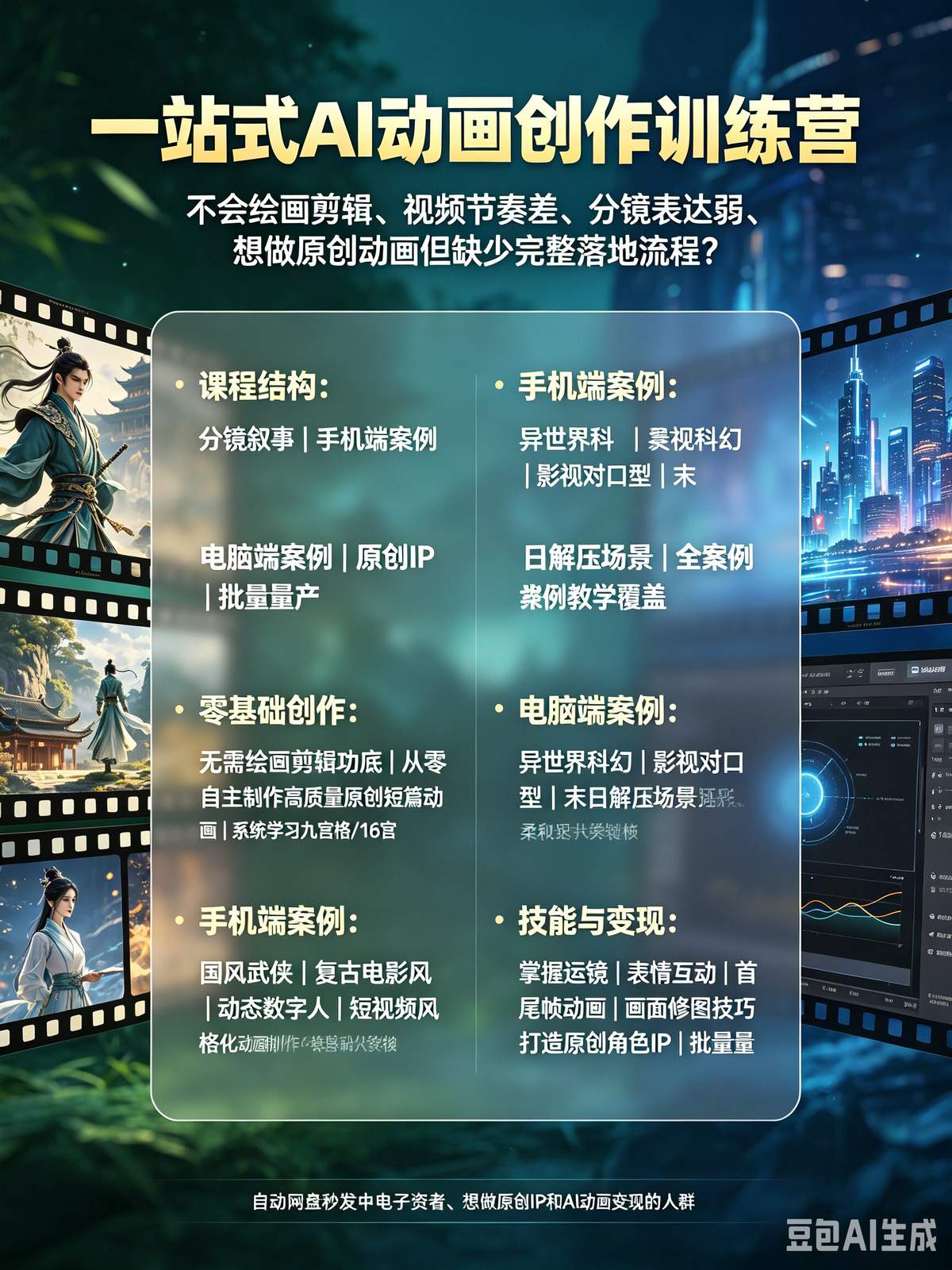 一站式AI动画创作教程 多风格原创短篇动画制作教程 - 详细介绍与使用教程