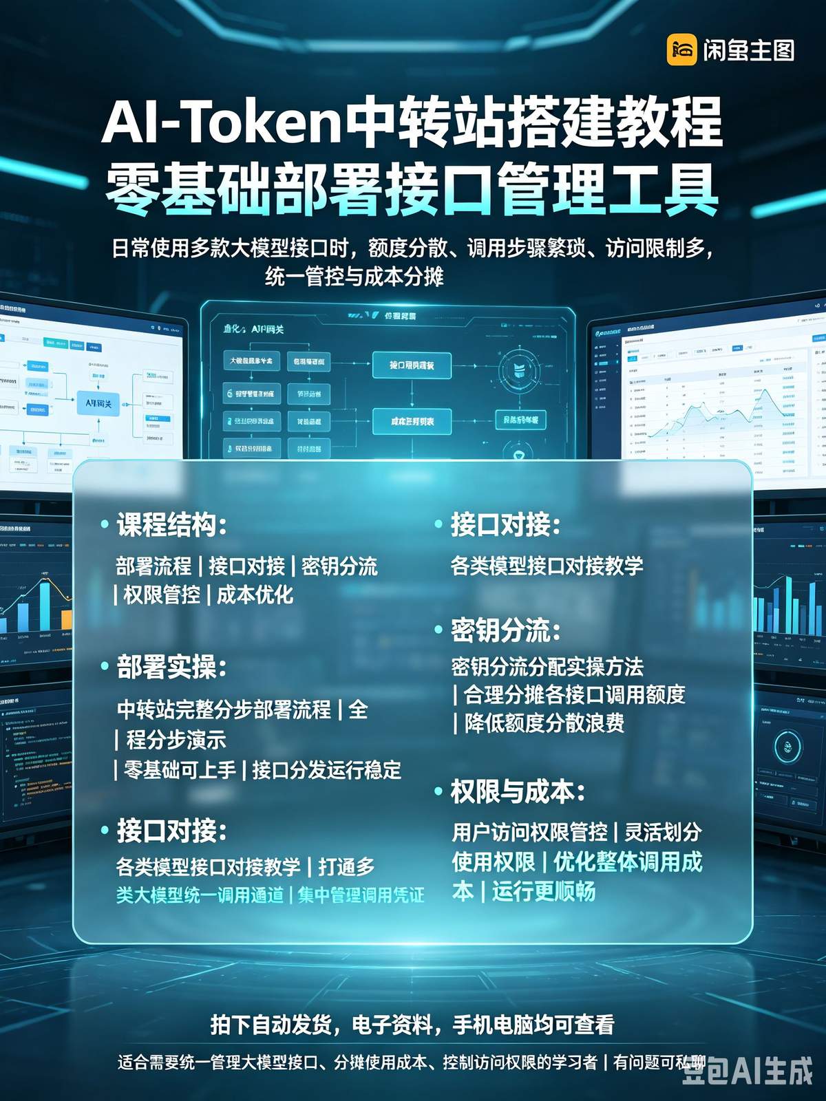 零基础 AI Token 中转站部署课 多模型接口统一管理