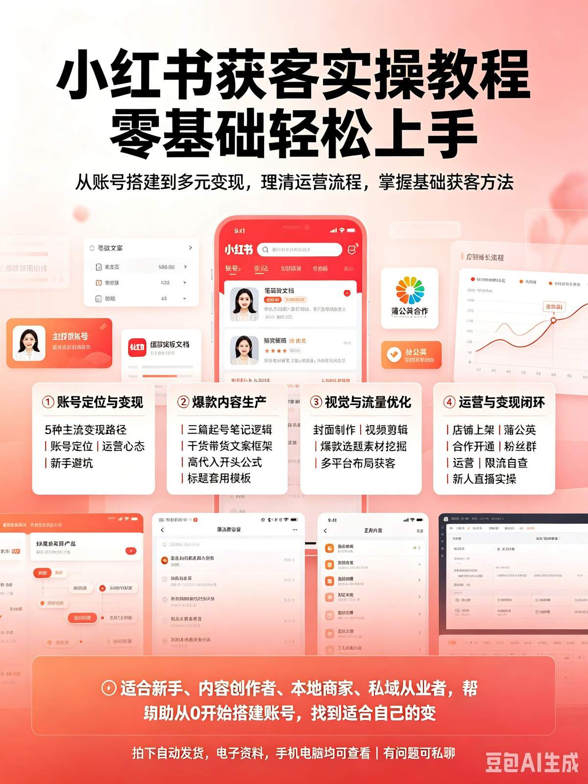 零基础小红书获客教程