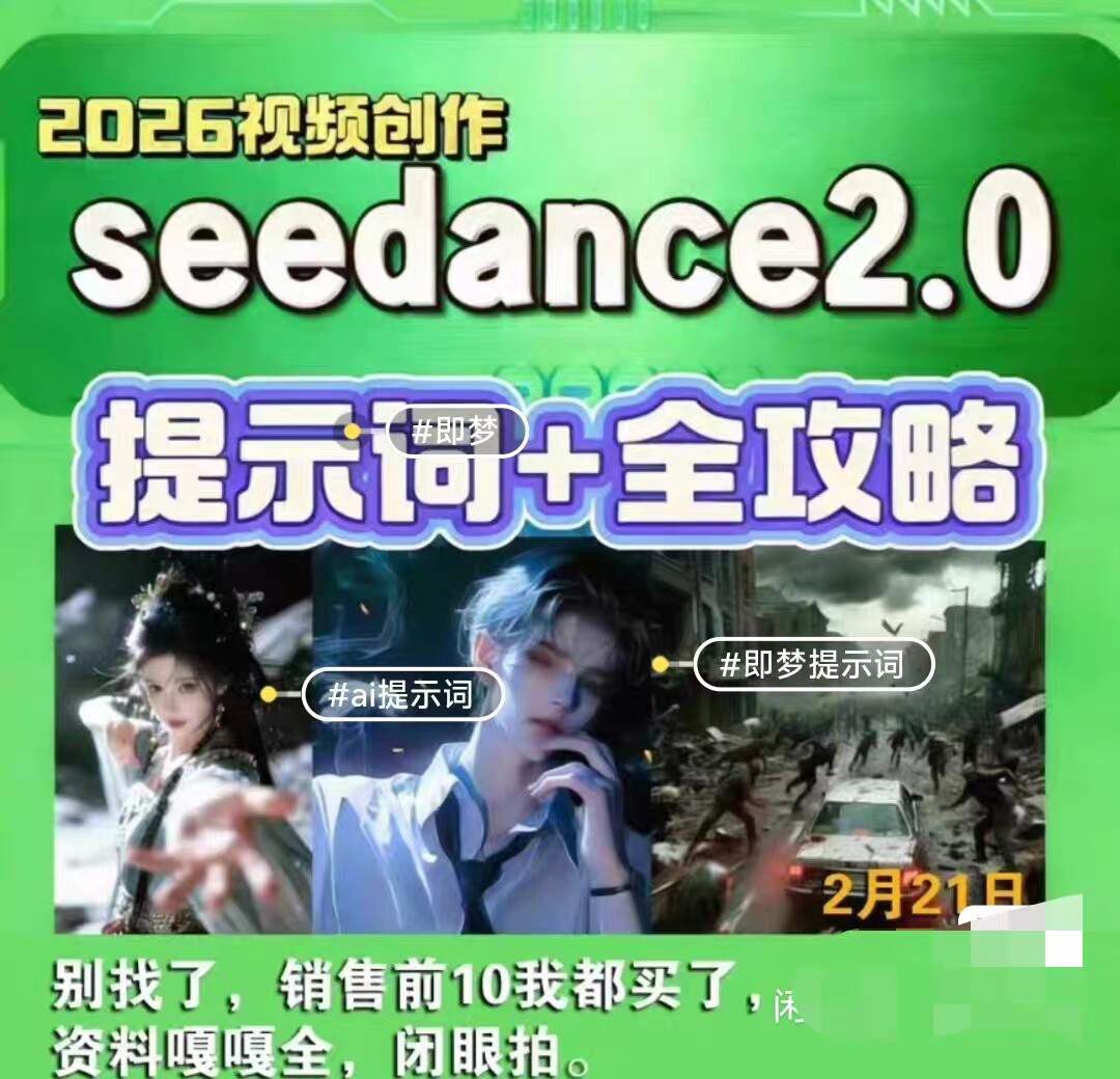 Seedance 2.0 全套教程