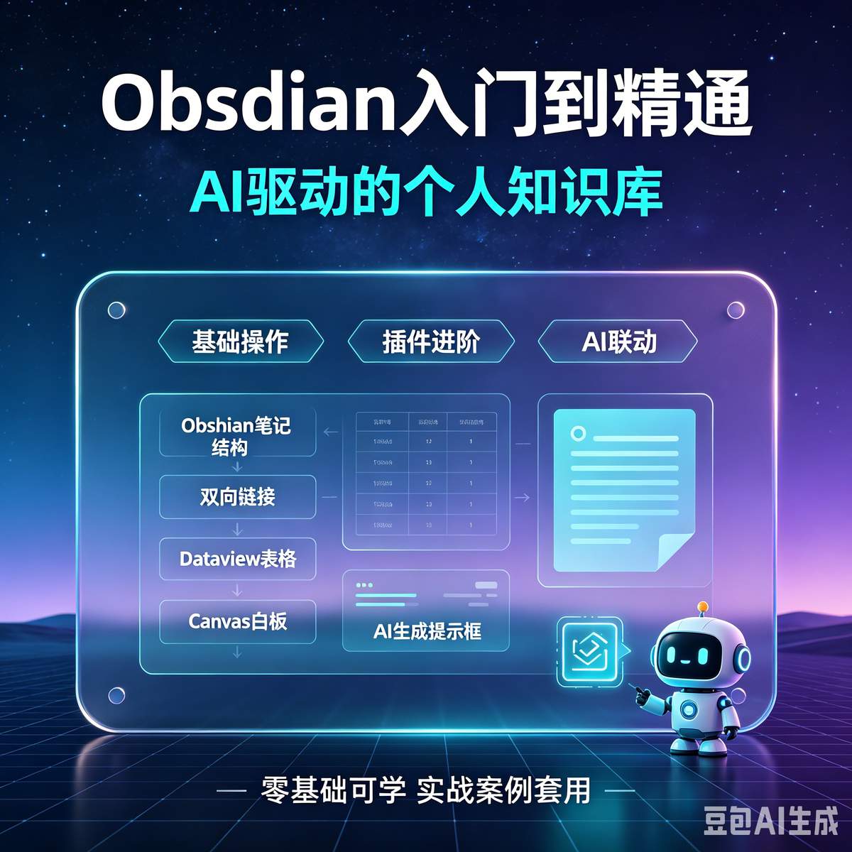 Obsidian 零基础入门到精通 打造个人 AI 本地知识-木木暖资源杂货铺