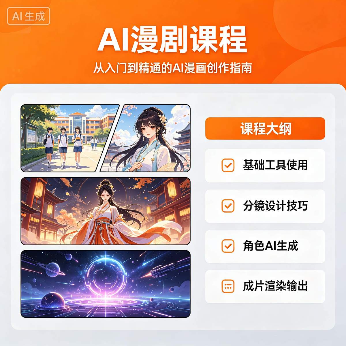 AI漫剧全流程出片课 - 详细介绍与使用教程