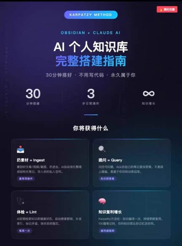 Obsidian+Claude知识库搭建-木木暖资源杂货铺