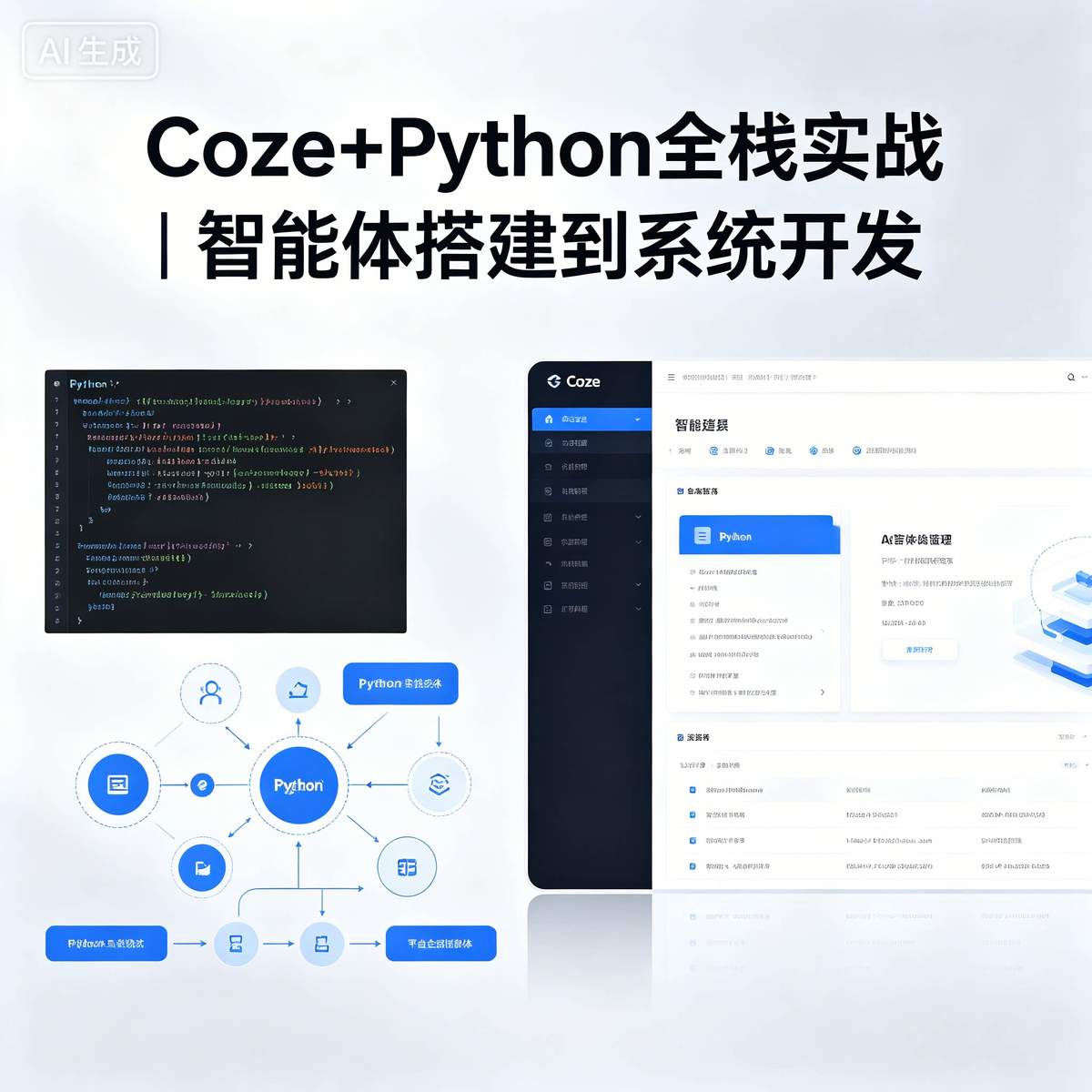 Coze+Python智能体全栈实战｜智能体搭建到系统开发-木木暖资源杂货铺
