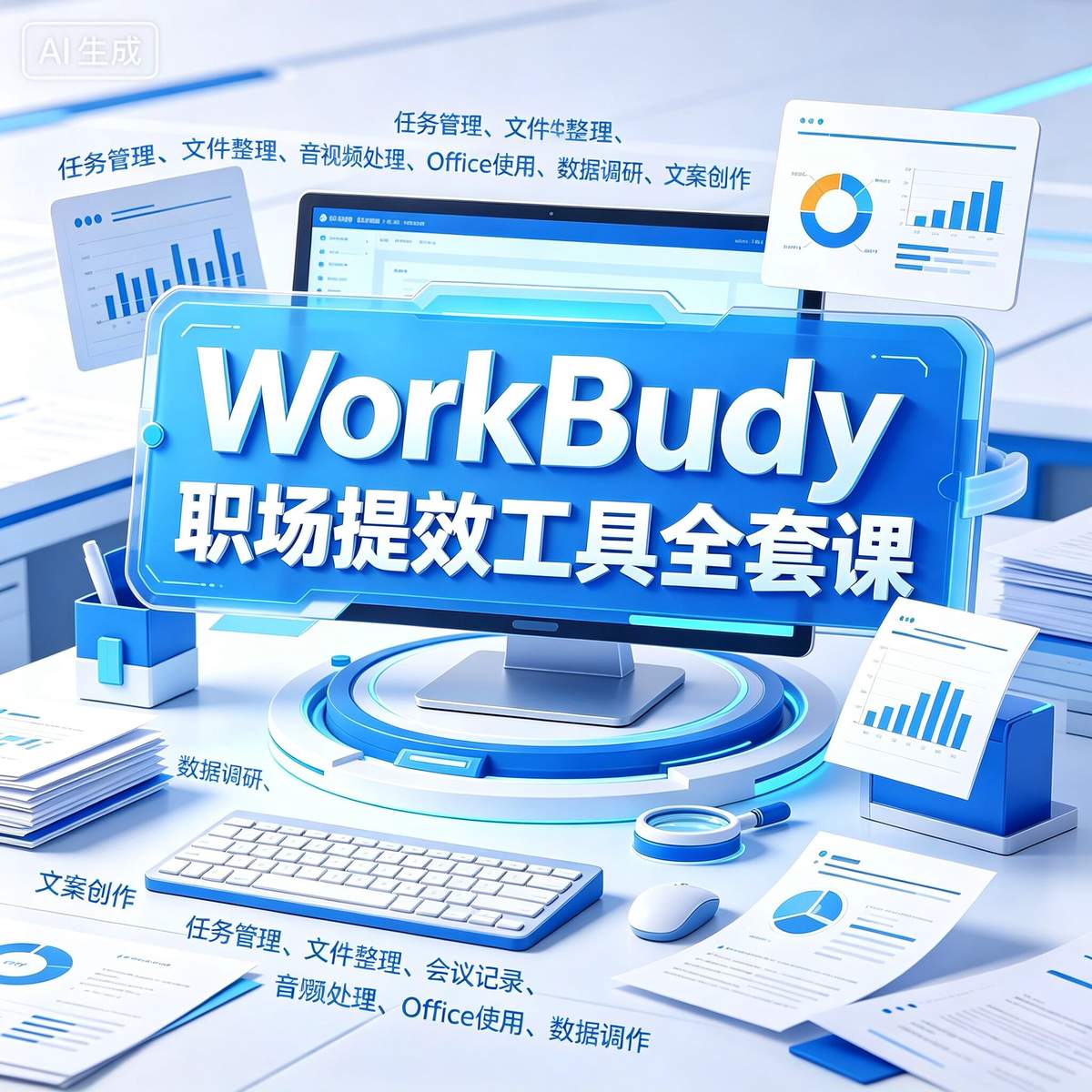 WorkBuddy职场提效工具全套课程-木木暖资源杂货铺
